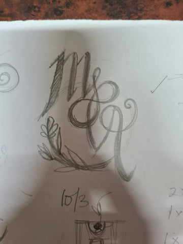 Morgan and Angela Logo sketch