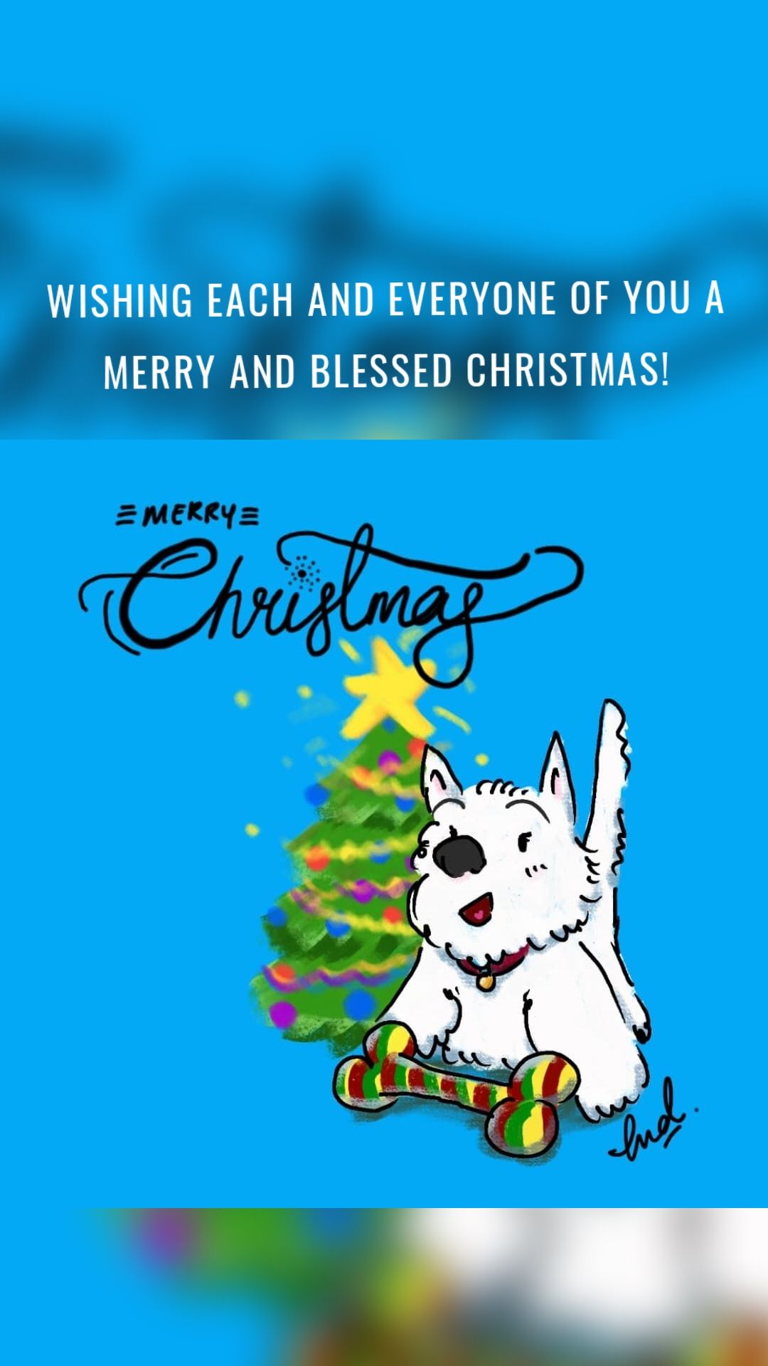 Wishing each and everyone of you a merry and blessed Christmas!